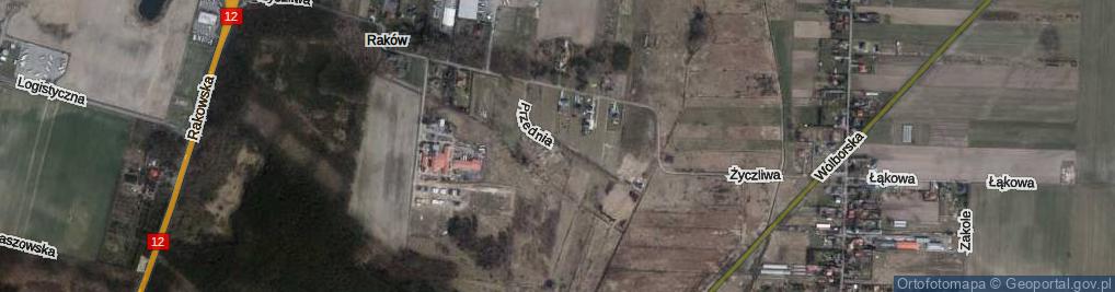Zdjęcie satelitarne Przednia ul.